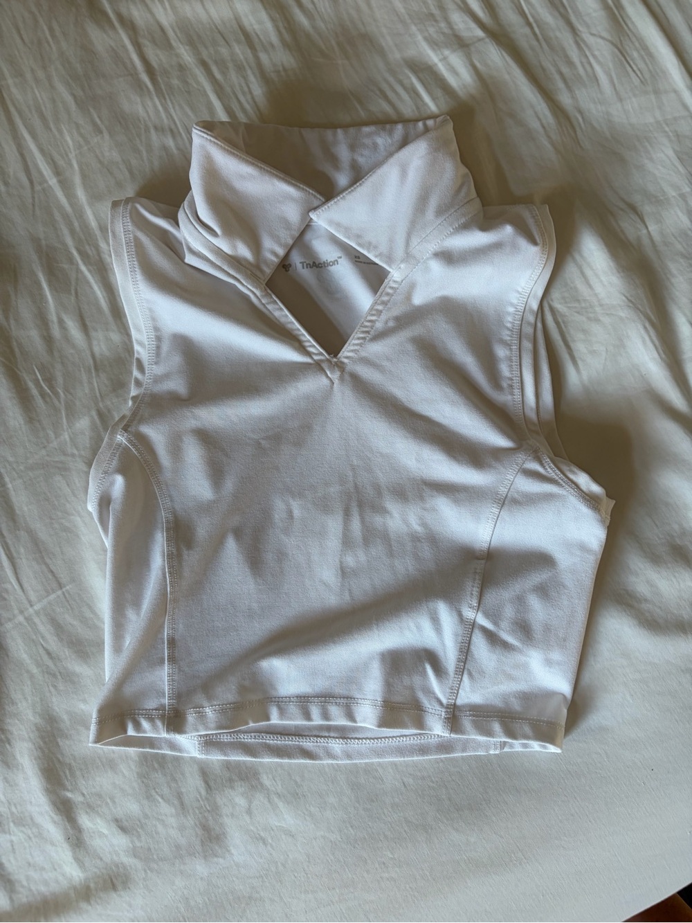 TNA Action Collared Crop Top